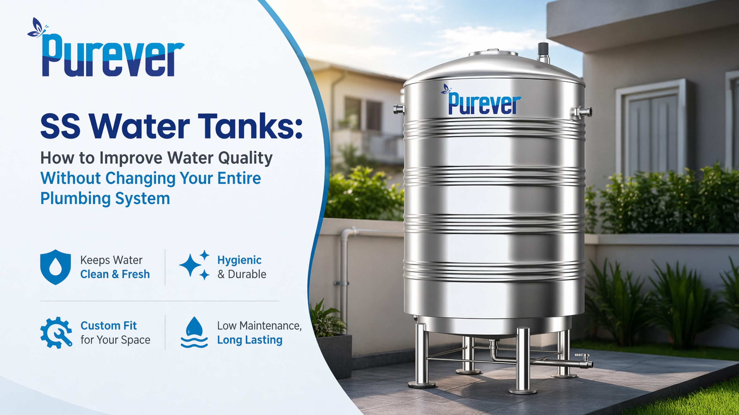SS Water Tanks How to Improve Water Quality Without Changing Your Entire Plumbing System