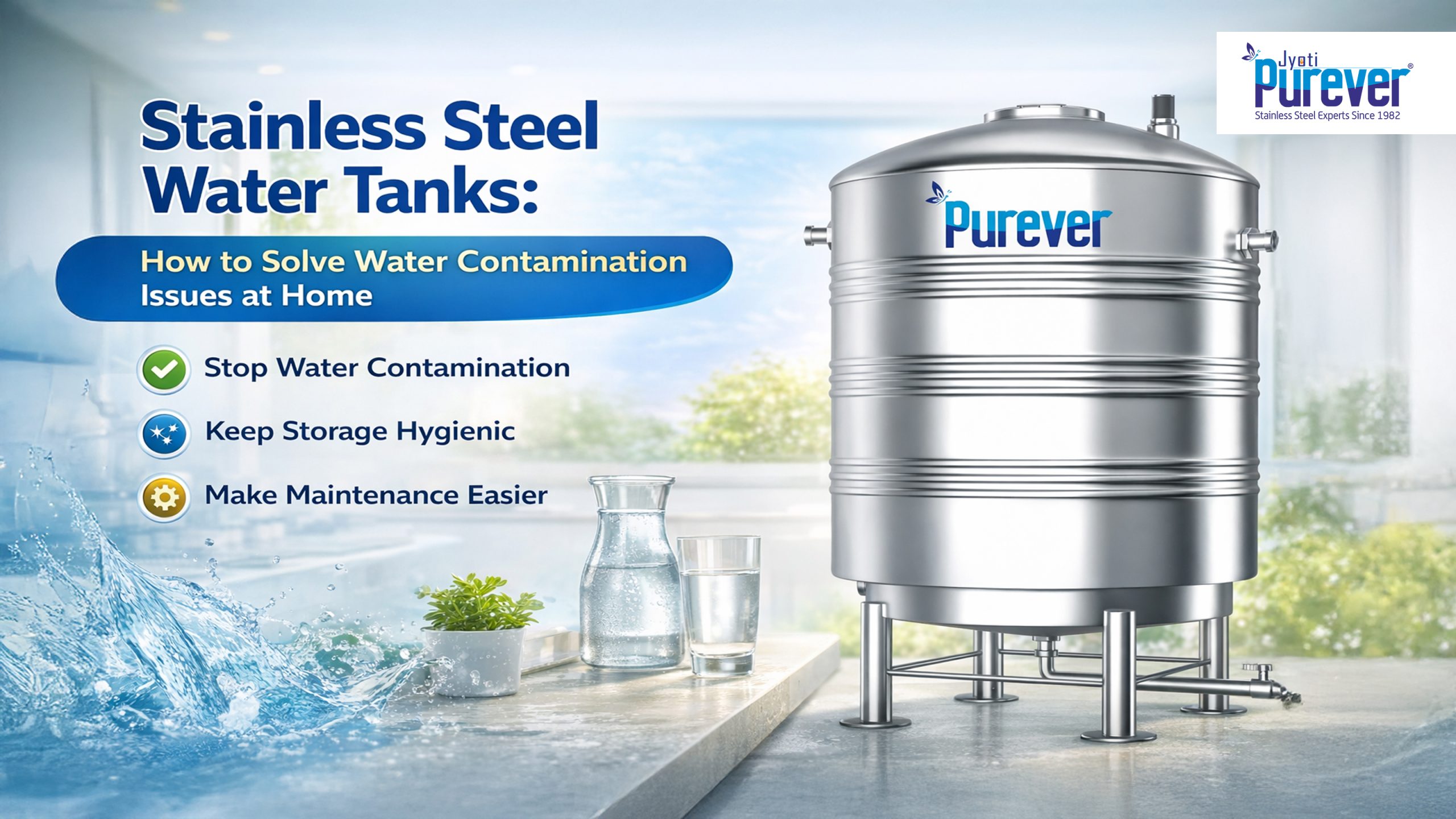 Stainless Steel Water Tanks How to Solve Water Contamination Issues at Home