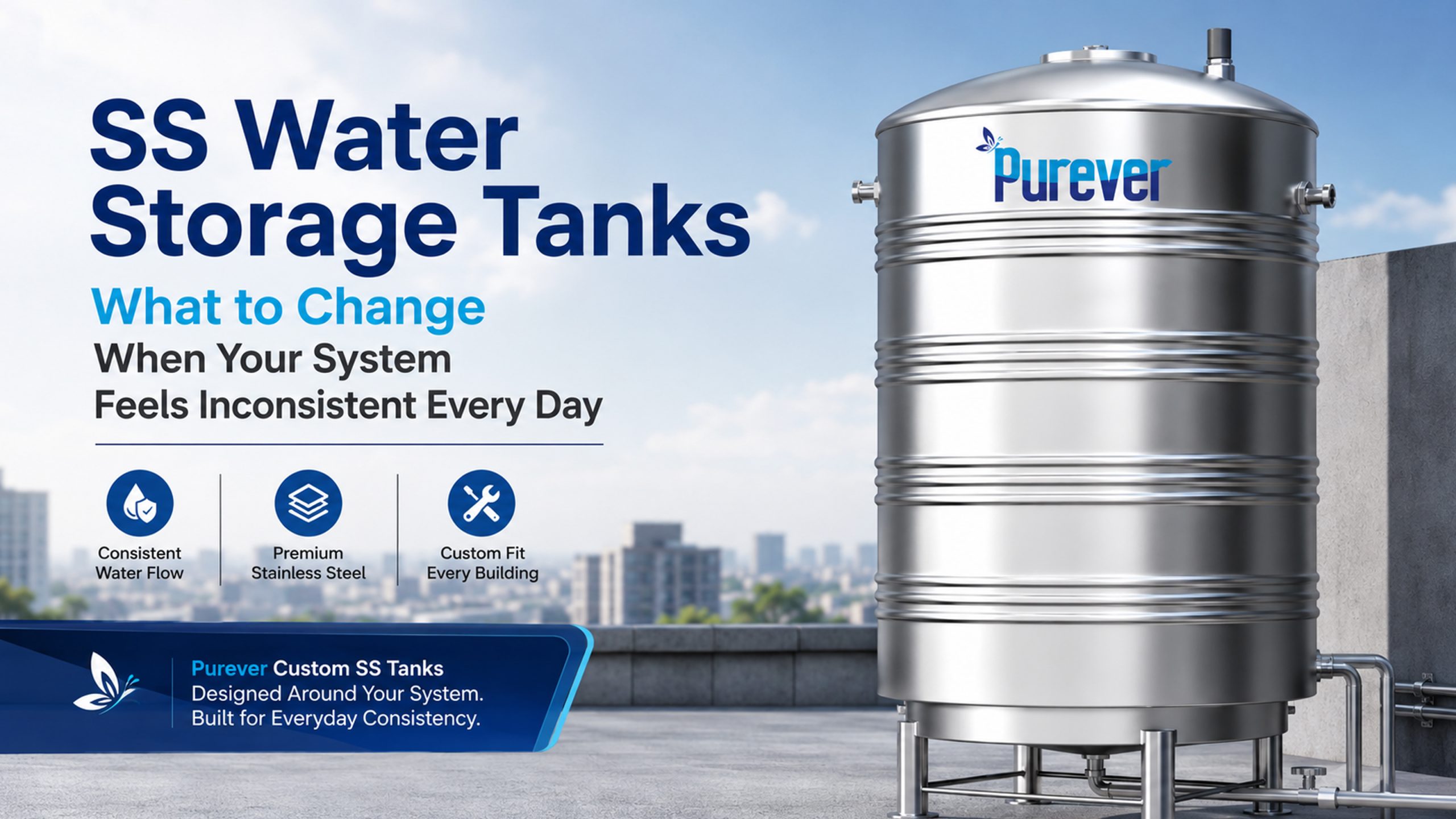 SS Water Storage Tanks What to Change When Your System Feels Inconsistent Every Day