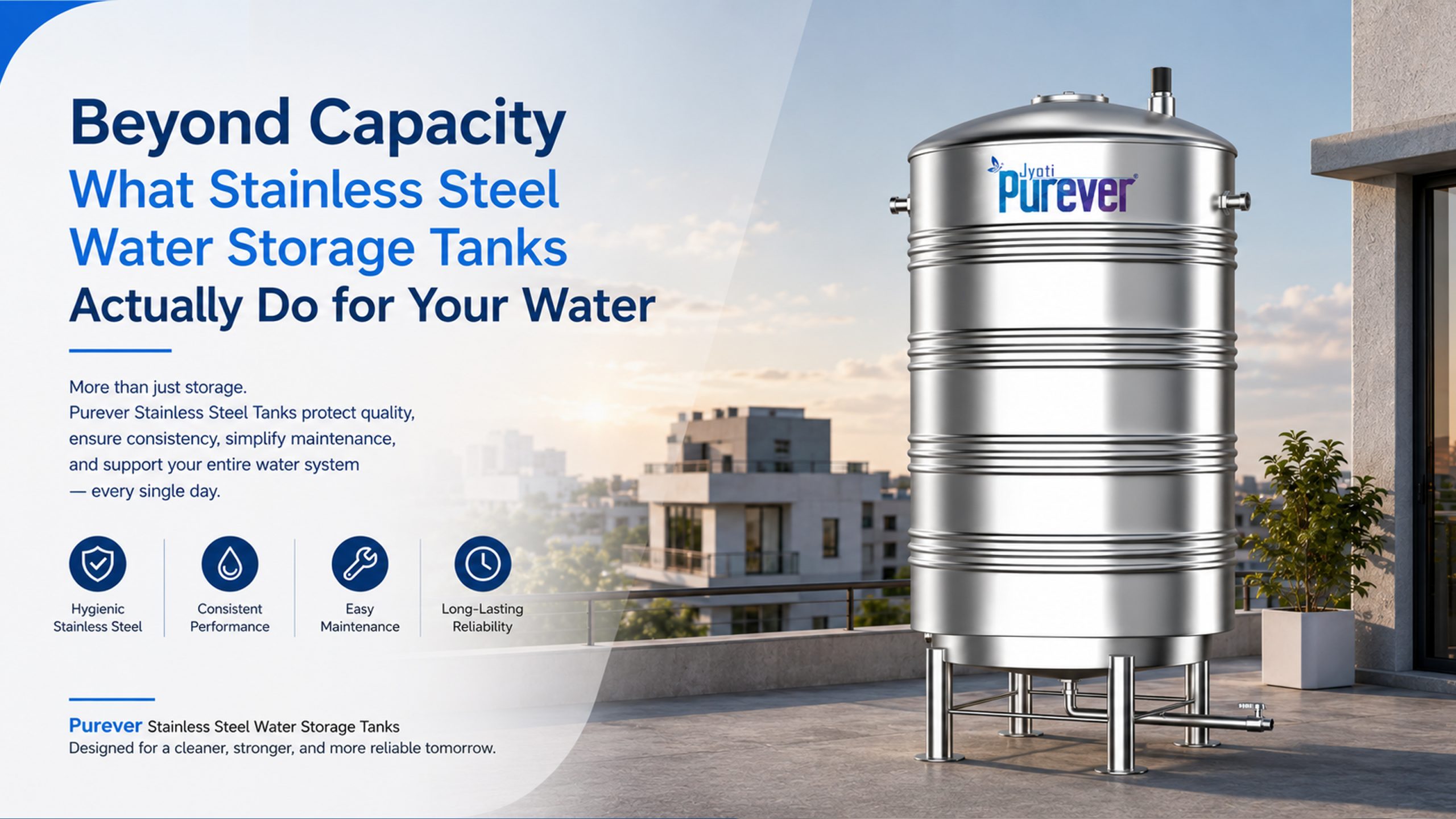 Beyond Capacity What Stainless Steel Water Storage Tanks Actually Do for Your Water