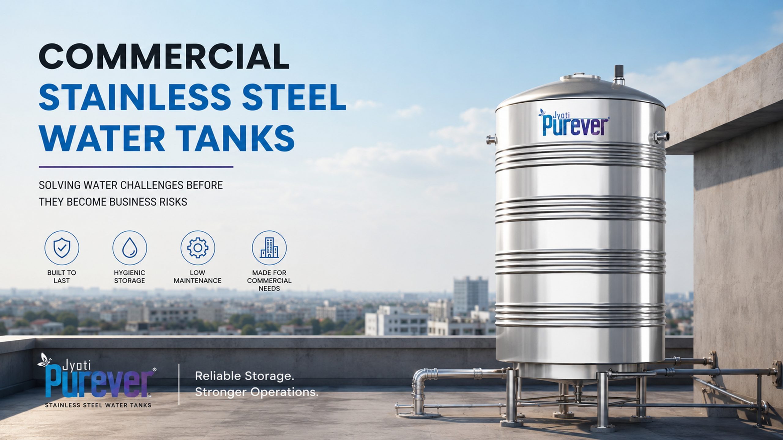 Commercial Stainless Steel Water Tanks Solving Water Challenges Before They Become Business Risks