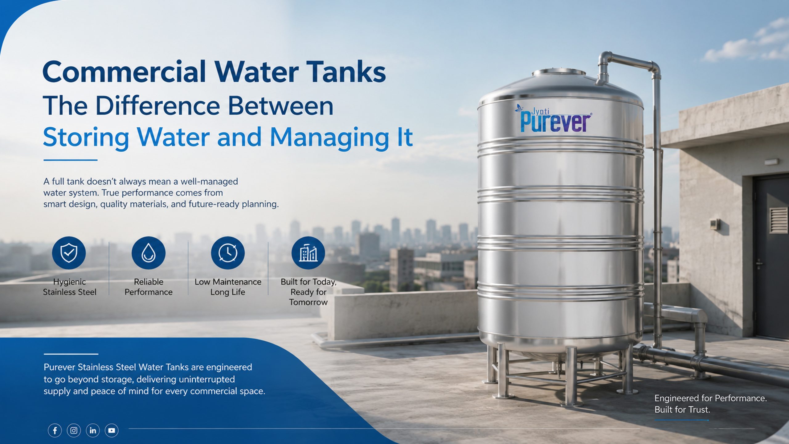 Commercial Water Tanks The Difference Between Storing Water and Managing It